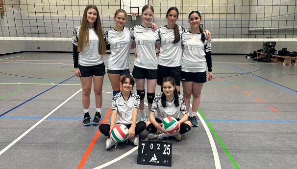 Das Mädchenteam der Wettkampfklasse 2