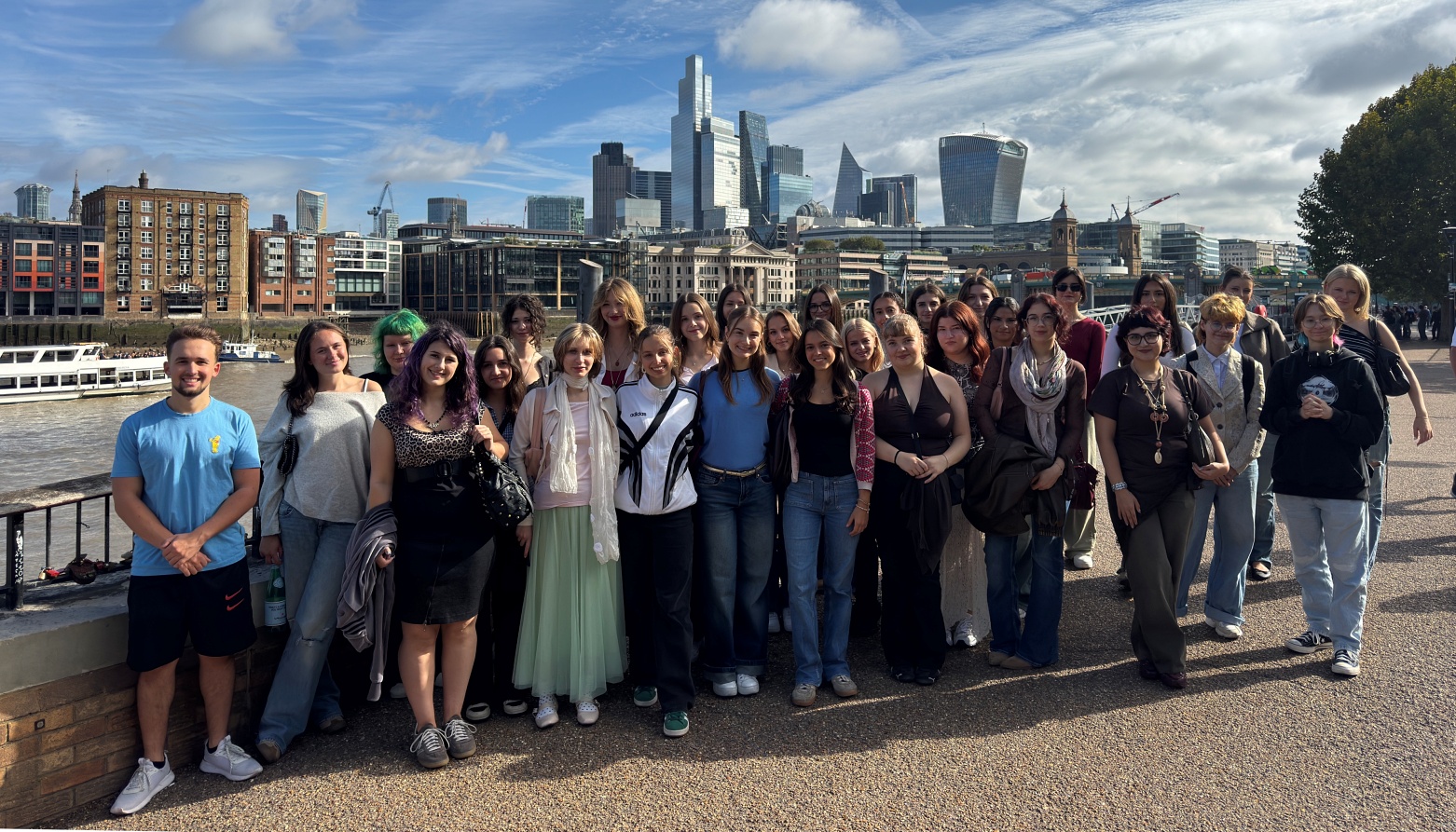 Gruppenbild in London