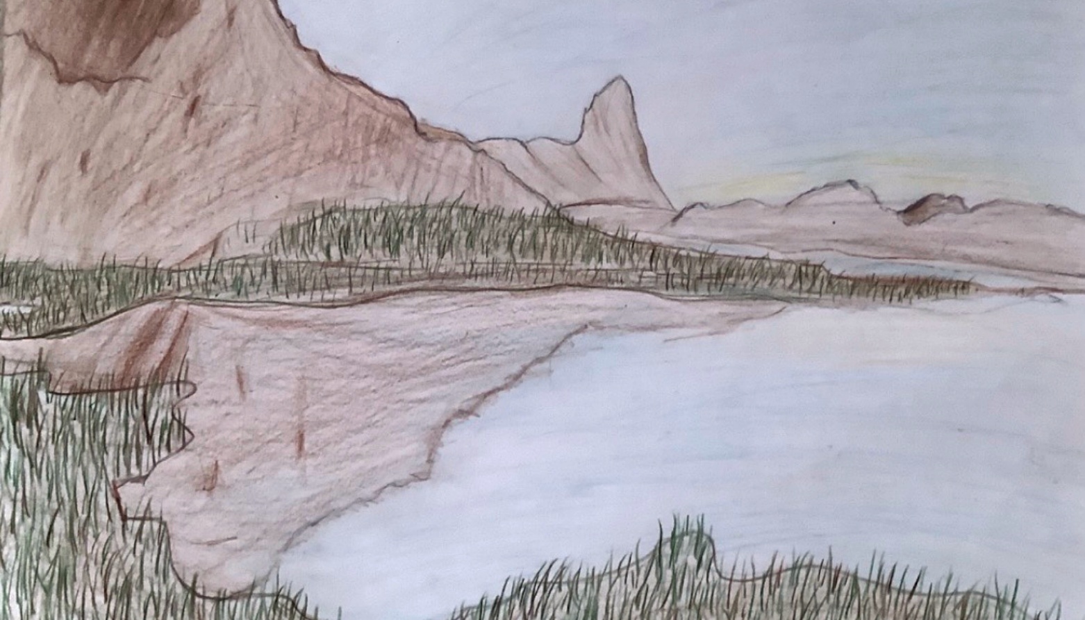 Landschaftszeichnung