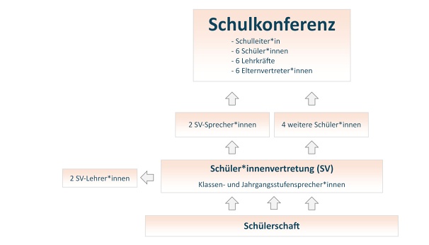 Grafik "Die Schülervertretung"